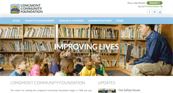 Desktop Screenshot of longmontfoundation.org